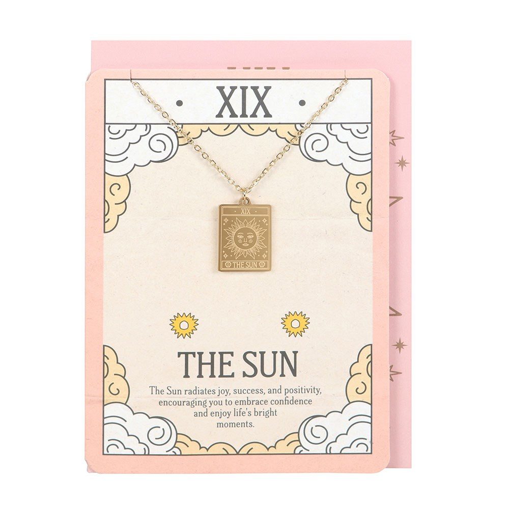 Something Different - The Sun Vintage Tarot Kaart met ketting - Multicolours